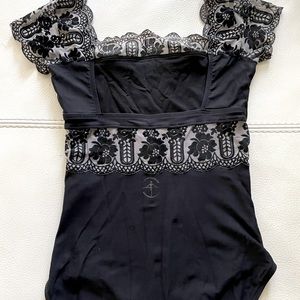 3 Leotards Black Lycra size S